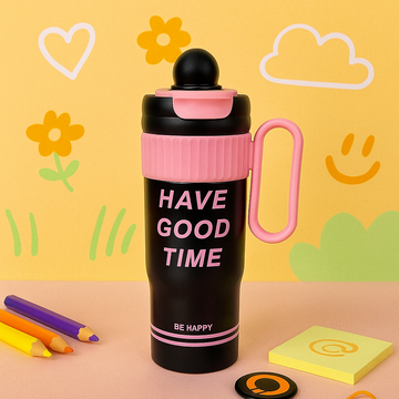 Double drink insulated cup