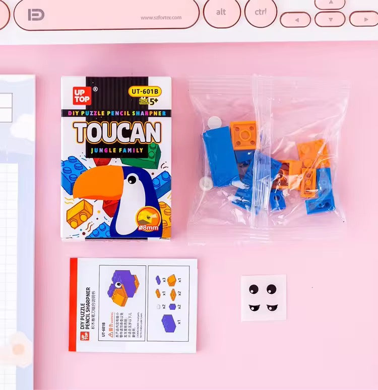 Kiwoo Build & Play DIY sharpener🦌🦒(Jungle Family)