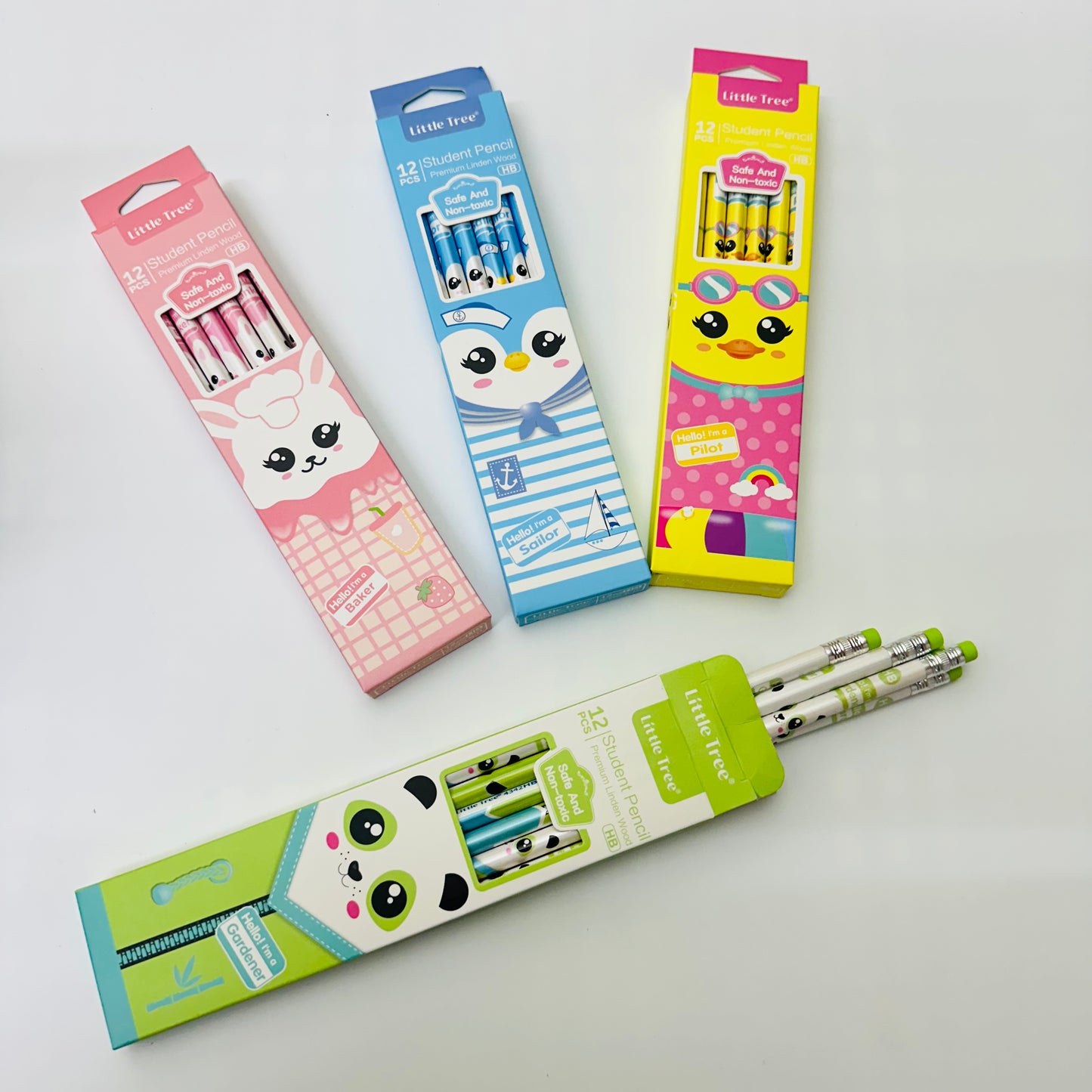 Kiwoo FunStick Pencils 🐼🐧🐰 ✏️