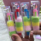 Fur Multicoloured Pens - KIQOO